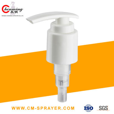 Good price 28-400 نقره ای PP لوسیون پلاستیکی پمپ تلگراف نازل بلند با کلید گیره لوله شیب دار آنلاین