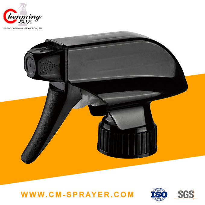 28-400 28/410 ماشه پلاستیکی اسپری آب سیاه درب بطری مه ریز قابل تنظیم نازل ضد نشتی 0