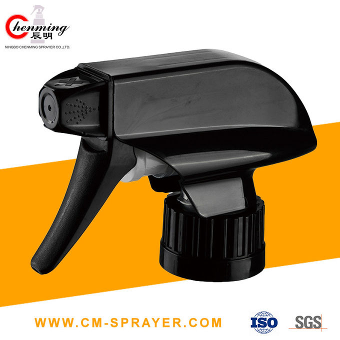 28-400 28/410 ماشه پلاستیکی اسپری آب سیاه درب بطری مه ریز قابل تنظیم نازل ضد نشتی 1